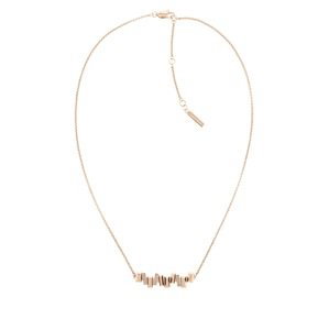 Calvin Klein Slušivý bronzový náhrdelník s kryštálmi Luster 35000230