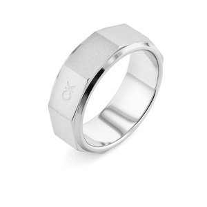 Calvin Klein Oceľový prsteň pre mužov Latch 35000316 60 mm