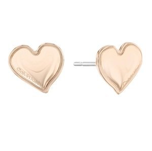 Calvin Klein Romantické bronzové náušnice kôstky Captivate 35000303