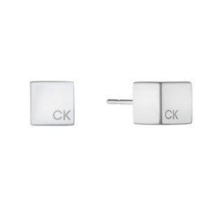 Calvin Klein Minimalistické oceľové náušnice Geometric 35000245