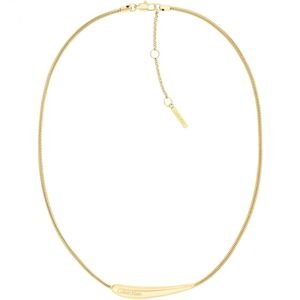 Calvin Klein Nezný dámsky pozlátený náhrdelník z ocele Elongated Drops 35000339