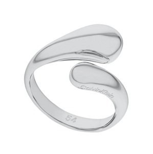 Calvin Klein Nadčasový oceľový prsteň Sculptured Drops 35000192 54 mm