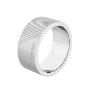 Calvin Klein Štýlový oceľový prsteň pre mužov Architectural 35000436 64 mm