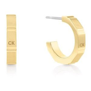 Calvin Klein Štýlové kruhové náušnice z ocele Essential 35000403