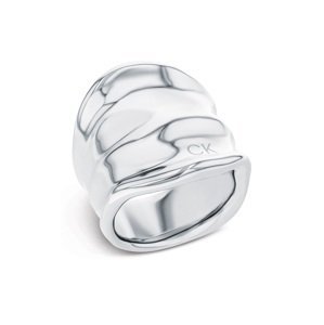 Calvin Klein Masívny oceľový prsteň Elemental 35000645 58 mm