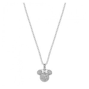 Disney Pôvabný strieborný náhrdelník Minnie Mouse NS00033SZWL-157.CS (retiazka, prívesok)
