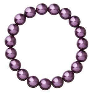 Evolution Group Elegantný perlový náramok 56010.3 dark violet