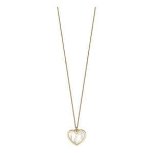 Esprit Pozlátený náhrdelník s perleťovým srdiečkom ESNL01412245