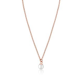 Emily Westwood Elegantný bronzový náhrdelník s perlou WN1021R