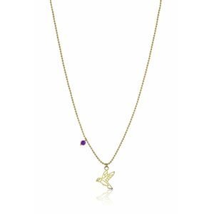 Emily Westwood Originálny pozlátený náhrdelník s holubicou EWN23042G