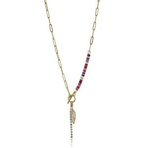 Emily Westwood Hravý pozlátený náhrdelník s korálkami Annie EWN23076G