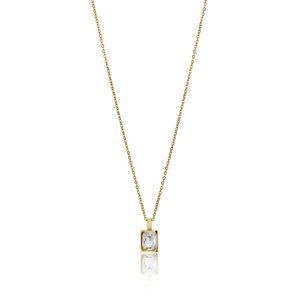 Emily Westwood Elegantný pozlátený náhrdelník so zirkónom Angela EWN23081G