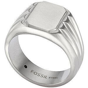 Fossil Masívny pánsky oceľový prsteň JF04467040 62 mm