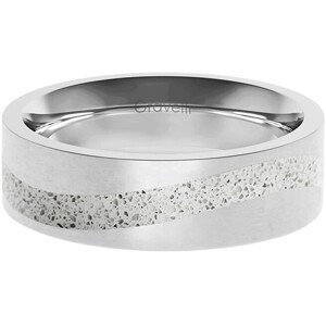 Gravelli Betónový prsteň Curve oceľová / sivá GJRWSSG113 50 mm