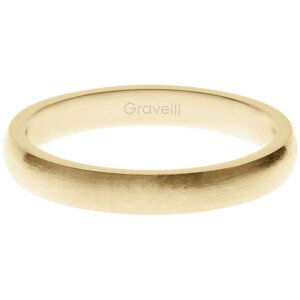Gravelli Pozlátený prsteň z ušľachtilej ocele Precious GJRWYGX106 50 mm