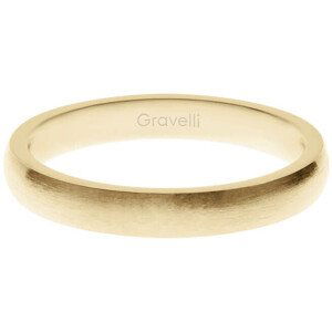 Gravelli Pozlátený prsteň z ušľachtilej ocele Precious GJRWYGX106 53 mm