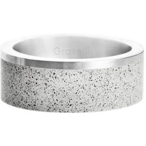 Gravelli Betónový prsteň Edge oceľová / sivá GJRUSSG002 72 mm