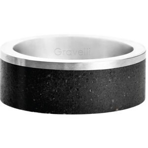 Gravelli Betónový prsteň Edge oceľová / atracitová GJRUSSA002 69 mm