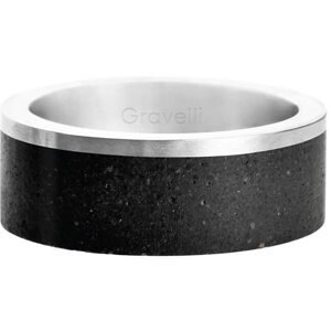 Gravelli Betónový prsteň Edge oceľová / atracitová GJRUSSA002 72 mm