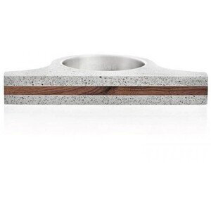 Gravelli Extravagantné betónový prsteň Omega Wood GJRUWOG006 47 mm