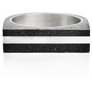 Gravelli Betónový prsteň antracitový Stamp Steel GJRUSSA004 63 mm