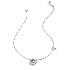 Guess Elegantný oceľový náhrdelník Solitaire JUBN01459JWRHT/U