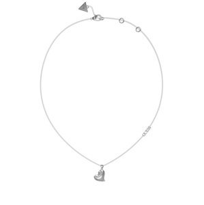 Guess Romantický oceľový náhrdelník Fluid Hearts JUBN02307JWRHT/U