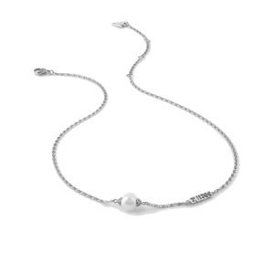 Guess Pôvabný oceľový náhrdelník s perlou Underwater Love JUBN02268JWRHT/U