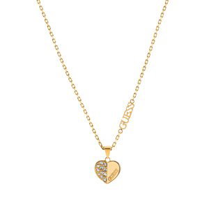 Guess Romantický pozlátený náhrdelník Lovely Guess JUBN03035JWYGT/U