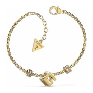 Guess Pôvabný pozlátený náramok G Cube JUBB03085JWYG S: 17 - 21 cm