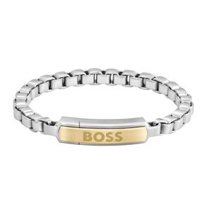 Hugo Boss Nadčasový pánsky bicolor náramok z ocele Devon 1580597 19 cm