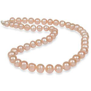 JwL Luxury Pearls Náhrdelník s pravými lososové perlami JL0267