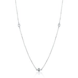 JVD Dlhý elegantný náhrdelník so zirkónmi SVLN0465X75BI90