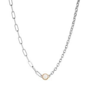 Liu Jo Nápaditý oceľový náhrdelník Brilliant LJ1754