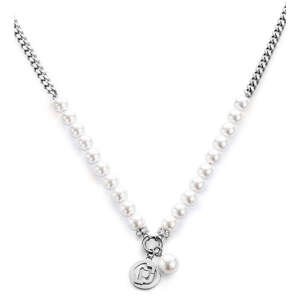 Liu Jo Originálny oceľový náhrdelník s perlami Fashion LJ2085