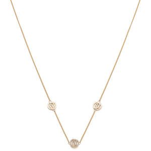 Liu Jo Krásny pozlátený náhrdelník s logami Fashion LJ2081