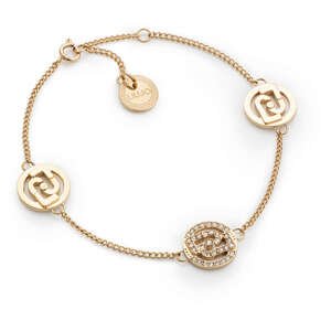 Liu Jo Krásny pozlátený náhrdelník s logami Fashion LJ2082 (retiazka, prívesok)