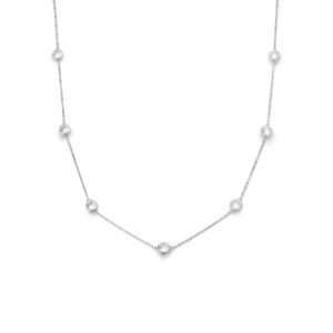 Liu Jo Nadčasový oceľový náhrdelník so zirkónmi Essential LJ2130