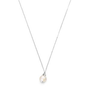 Liu Jo Oceľový náhrdelník so syntetickou perlou Essential LJ2161