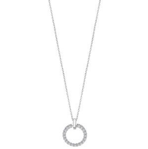 Lotus Silver Pôvabný strieborný náhrdelník s čírymi zirkónmi LP3100-1 / 1