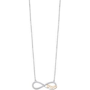 Lotus Silver Módne strieborný náhrdelník nekonečno LP3313-1 / 1