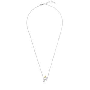 MOISS Strieborný bicolor náhrdelník s Jelínek N0000483