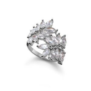 Oliver Weber Luxusný prsteň s kubickými zirkónmi Sheaf 41184 54 mm