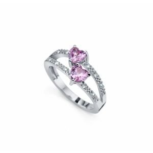 Oliver Weber Romantický prsteň s kubickými zirkónmi Bhumi Magic Blossoms 41179 M (53 - 55 mm)