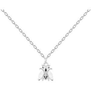 PDPAOLA Strieborný náhrdelník s včelkou BUZZ Silver CO02-233-U