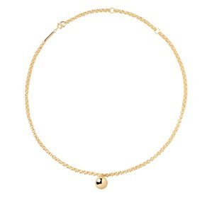 PDPAOLA Luxusný pozlátený náhrdelník SUPER FUTURE Gold CO01-428-U (retiazka, prívesok)