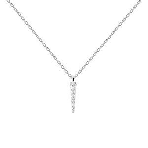 PDPAOLA Pôvabný náhrdelník zo striebra Peak Essentials CO02-478-U