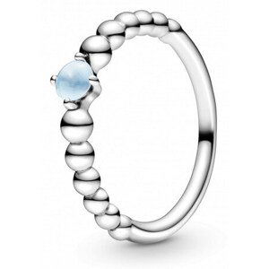 Pandora Strieborný prsteň pre ženy narodené v decembri 198867C07 52 mm