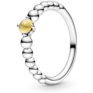 Pandora Strieborný prsteň pre ženy narodené v novembri 198867C11 54 mm
