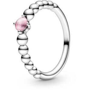 Pandora Strieborný prsteň pre ženy narodené v októbri 198867C09 58 mm